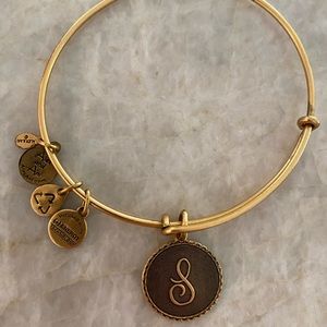 Alex and ani initial S bangle. Never worn.
